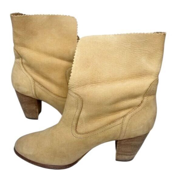 UGG Thames Foldover Sheepskin Suede Ankle Boots Chestnut Tan Size 8 - Picture 7 of 9